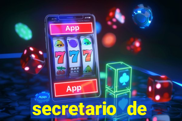 secretario de esporte salario